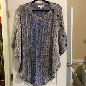 Motherhood Maternity Poncho Sweater